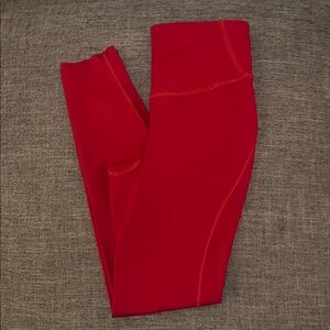Lululemon Red Leggings